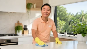 James doing regular house cleaning in New Farm